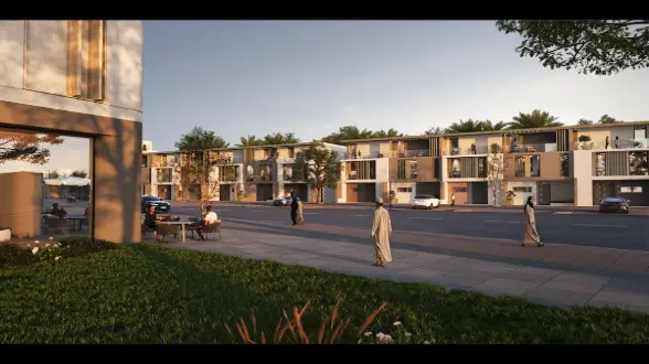 عمارة حديثة قريبة من المراكز التجارية