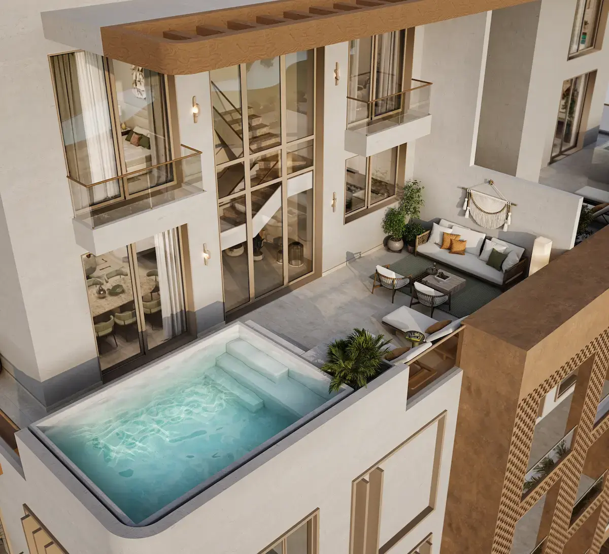 مشروع تطويري يضم مجموعة متنوعة من الوحدات